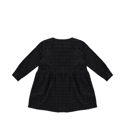 CORDUROY PLAID DRESS