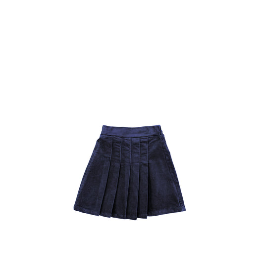 CORDUROY PLEATED SKIRT