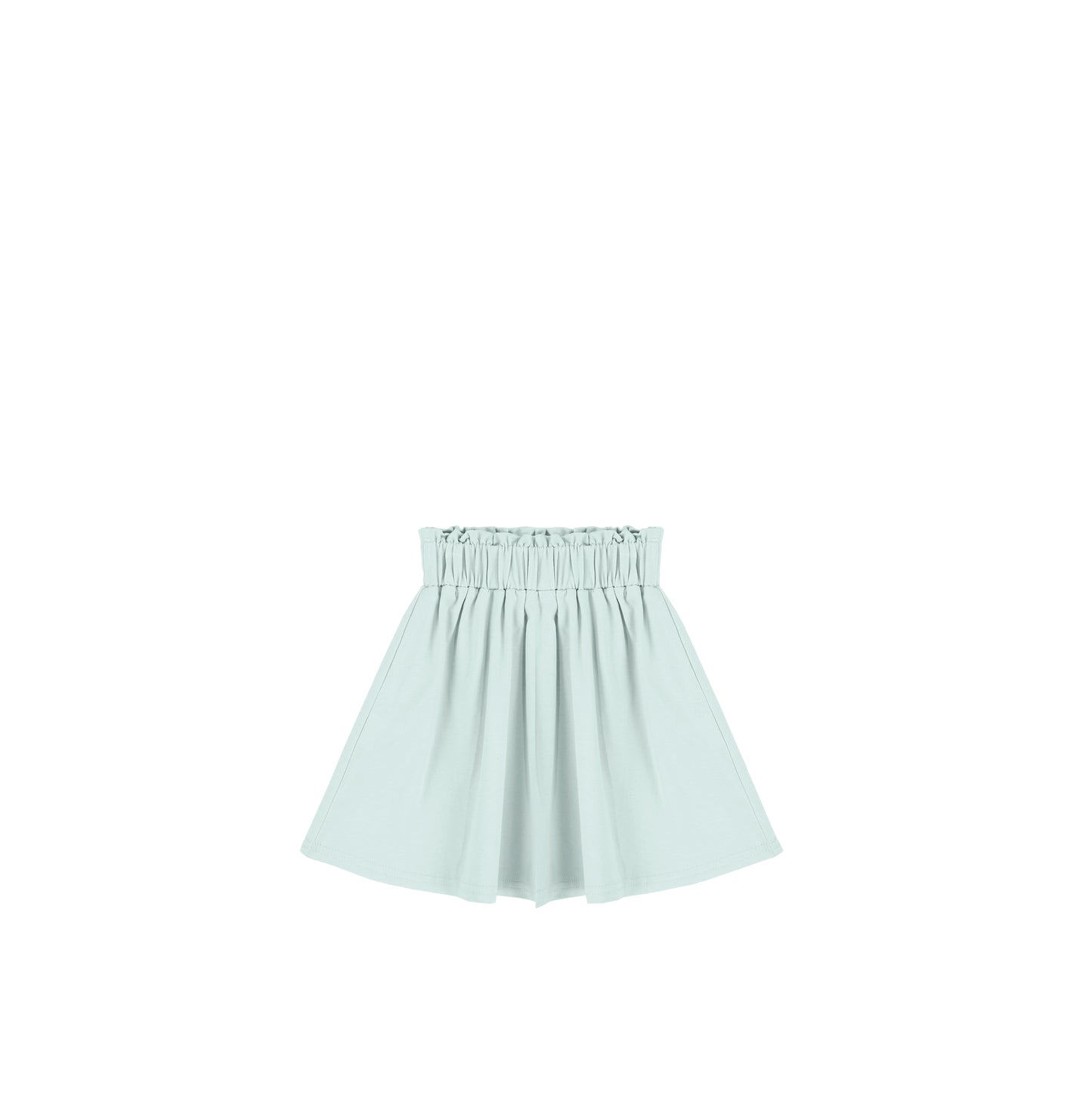 COTTON PAPERBAG WAIST SKIRT