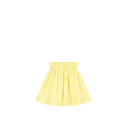 COTTON PAPERBAG WAIST SKIRT