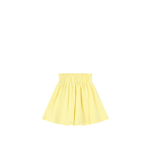 COTTON PAPERBAG WAIST SKIRT