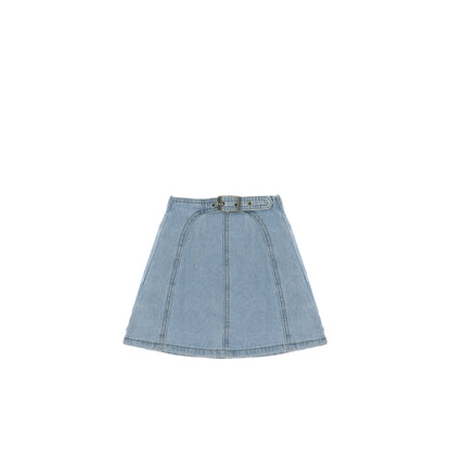 DENIM BELT SKIRT