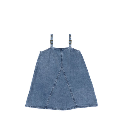 DENIM BUCKLE STRAP JUMPER