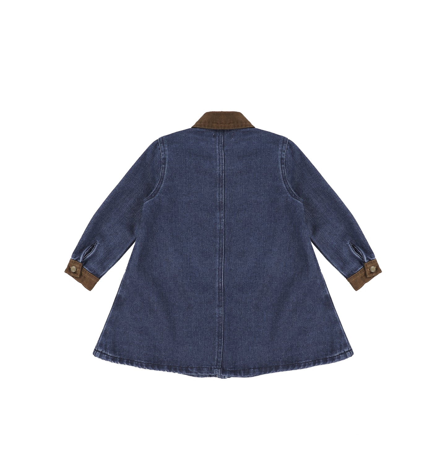 CORDUROY COLLAR DRESS