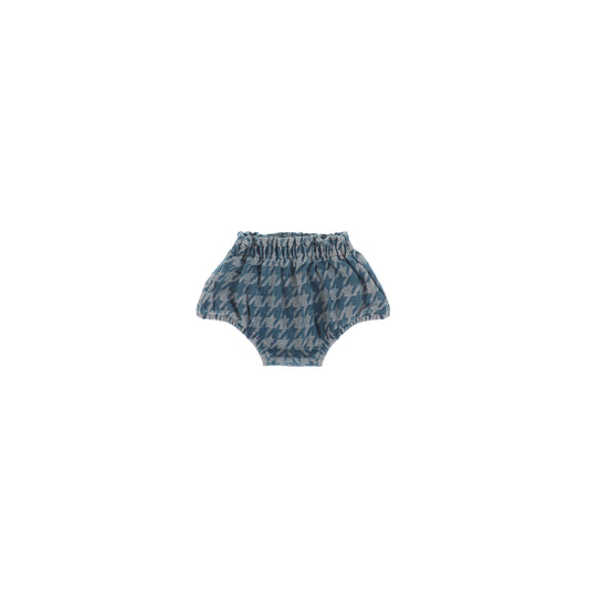 DENIM HOUNDSTOOTH BLOOMERS