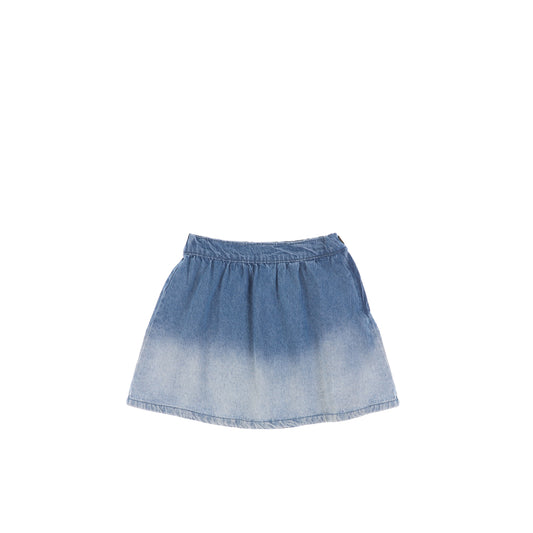 DENIM OMBRE SKIRT