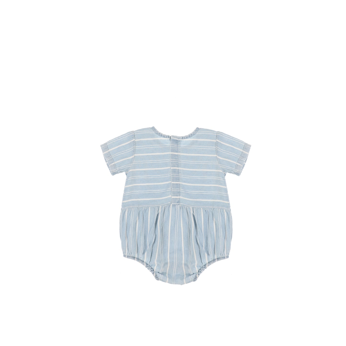 DENIM STRIPE ROMPER