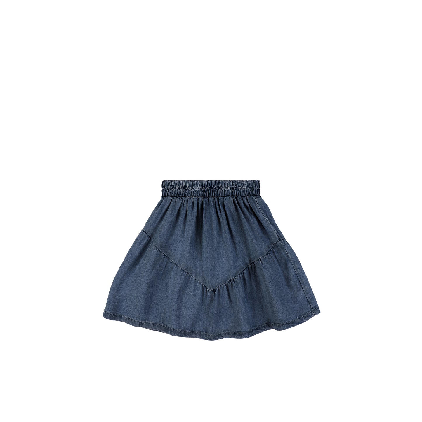 DENIM TENCEL SKIRT