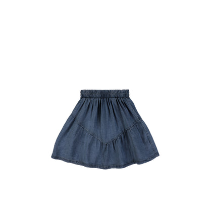 DENIM TENCEL SKIRT