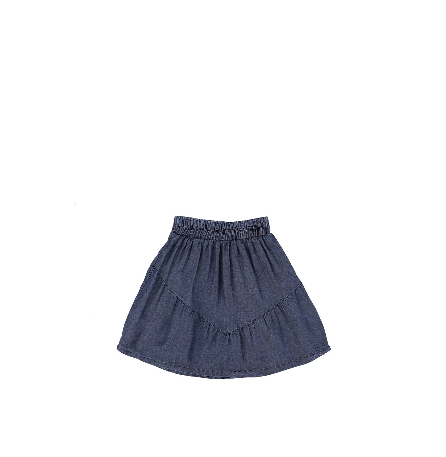DENIM TENCEL SKIRT