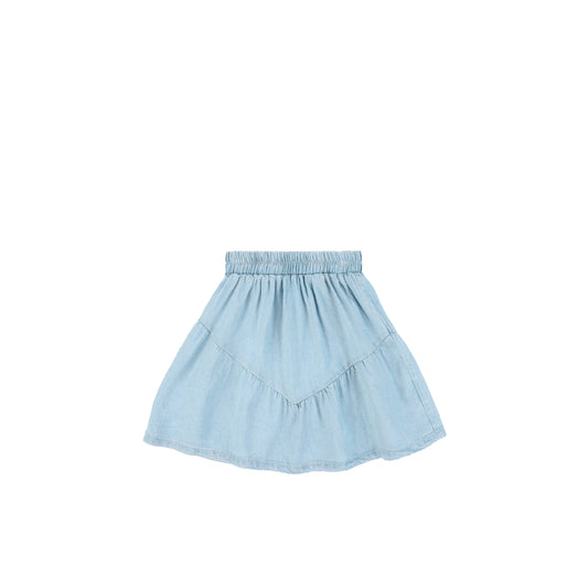 DENIM TENCEL SKIRT