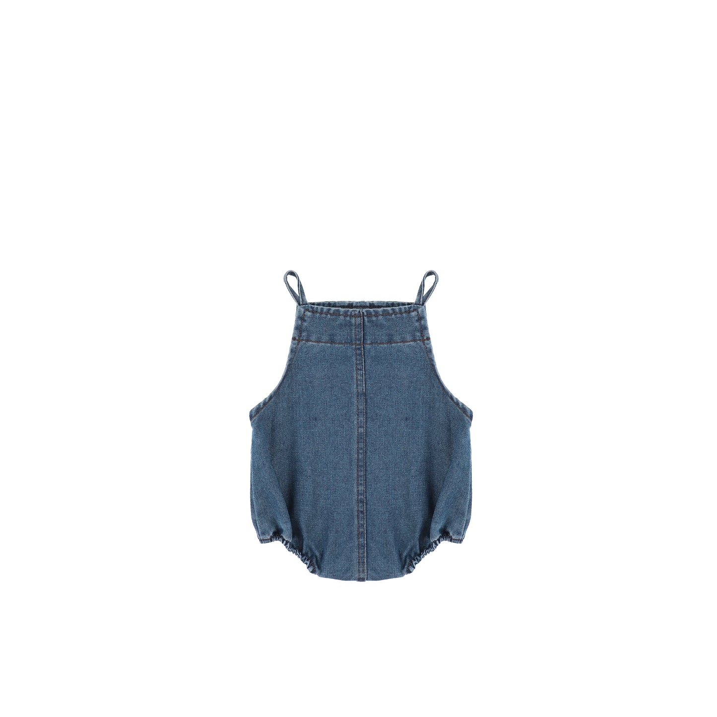 DENIM TIE ROMPER