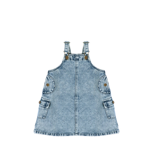 DENIM WASH POCKET JUMPER