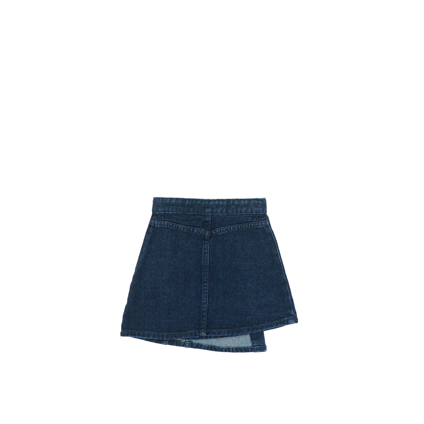 DENIM WRAP SKIRT