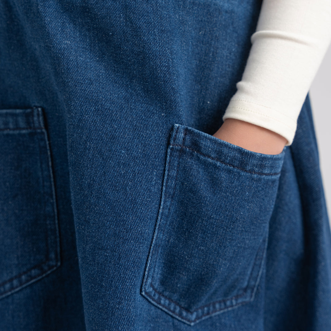 DENIM PINAFORE JUMPER