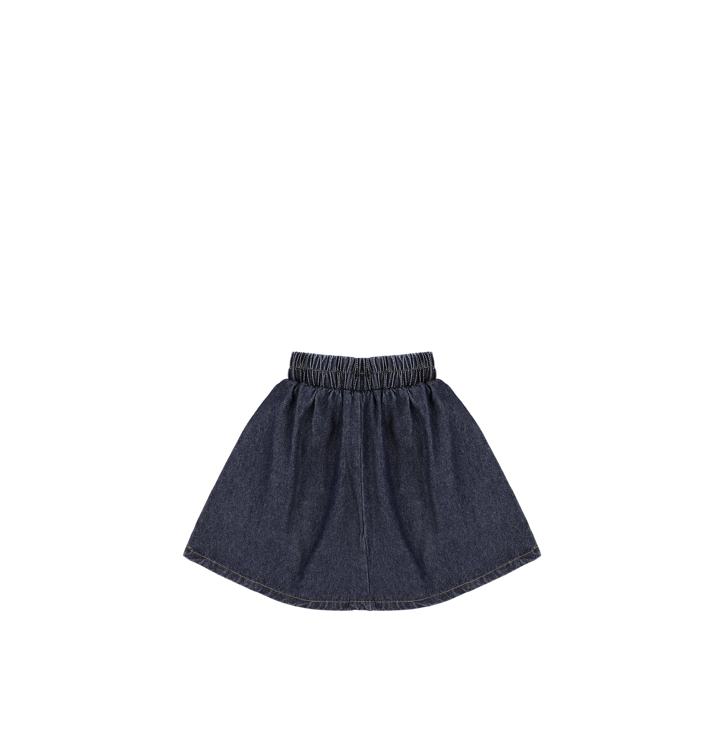 DENIM PEPLUM SKIRT