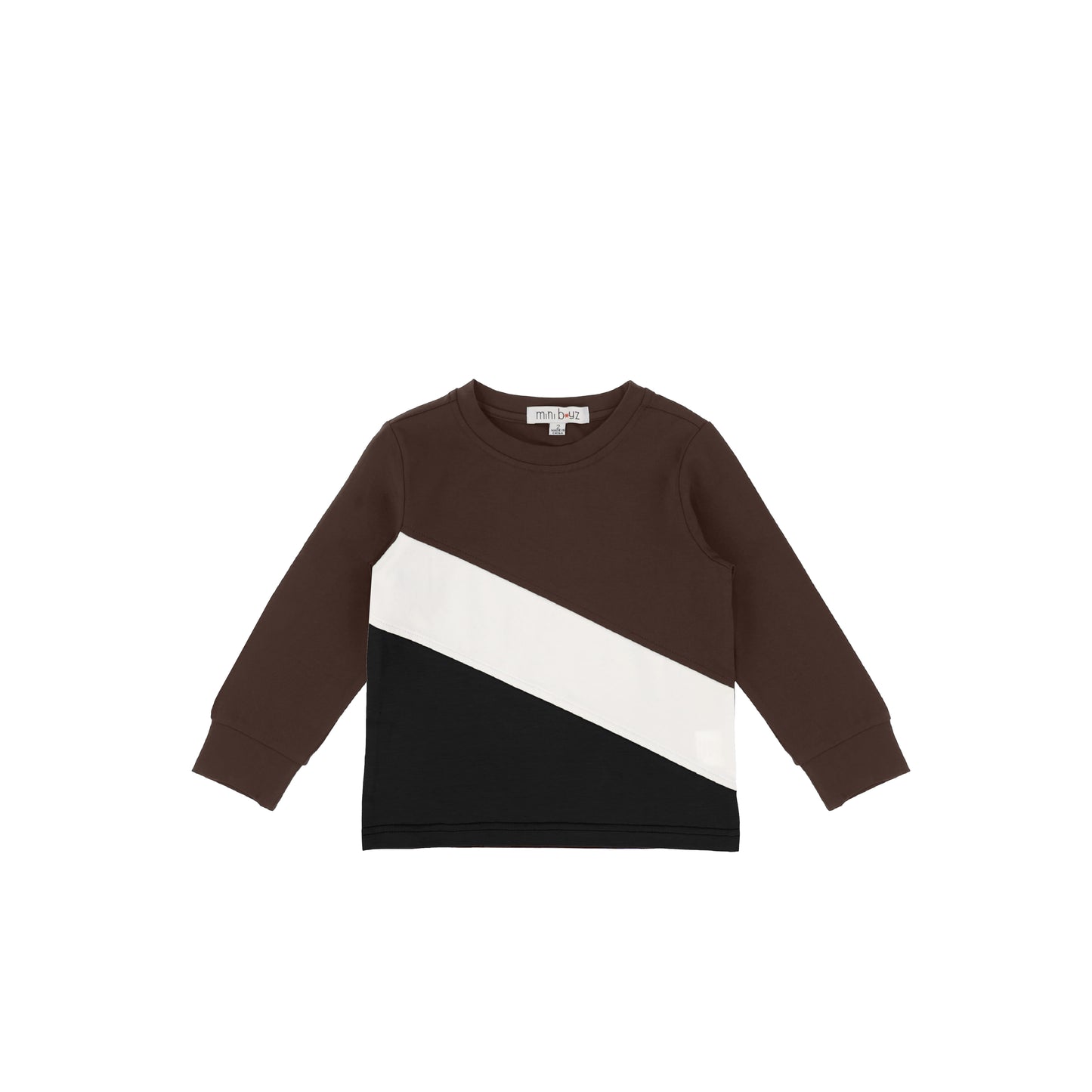 DIAGONAL COLORBLOCK TSHIRT