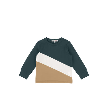 DIAGONAL COLORBLOCK TSHIRT