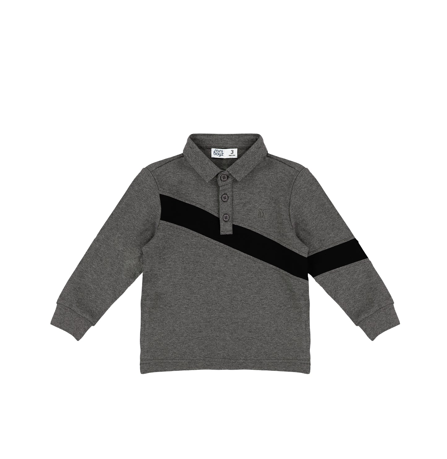 DIAGONAL STRIPE POLO