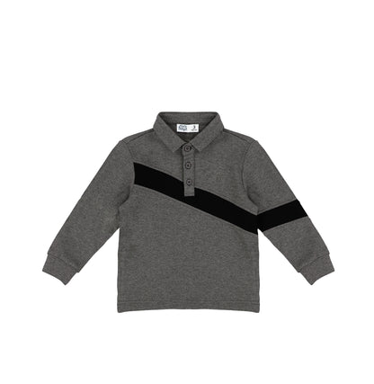 DIAGONAL STRIPE POLO