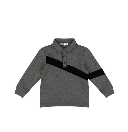 DIAGONAL STRIPE POLO
