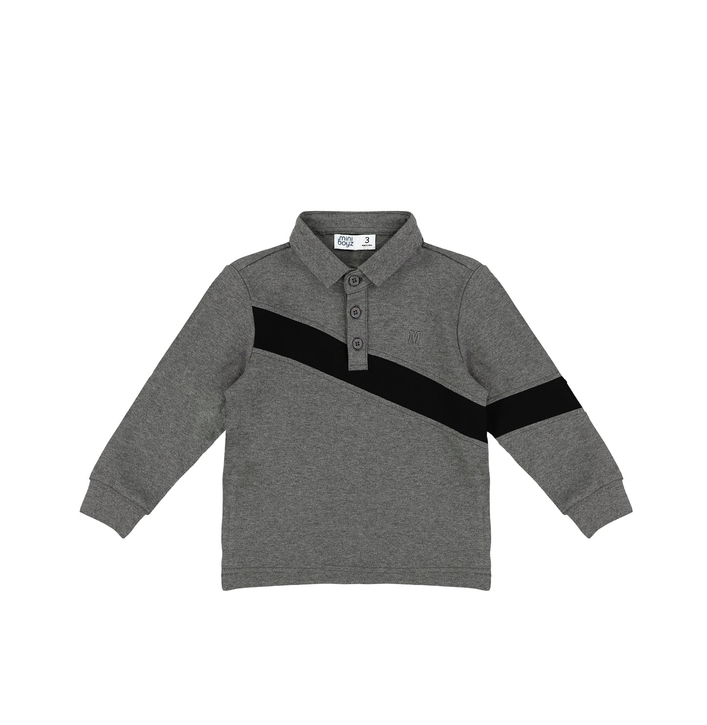 DIAGONAL STRIPE POLO