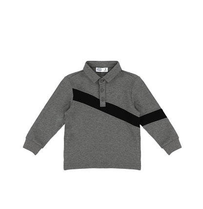 DIAGONAL STRIPE POLO