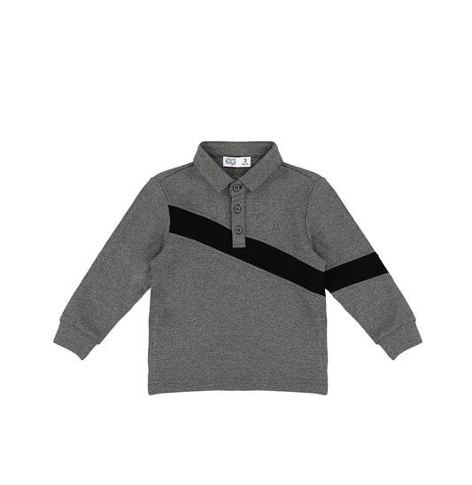 DIAGONAL STRIPE POLO