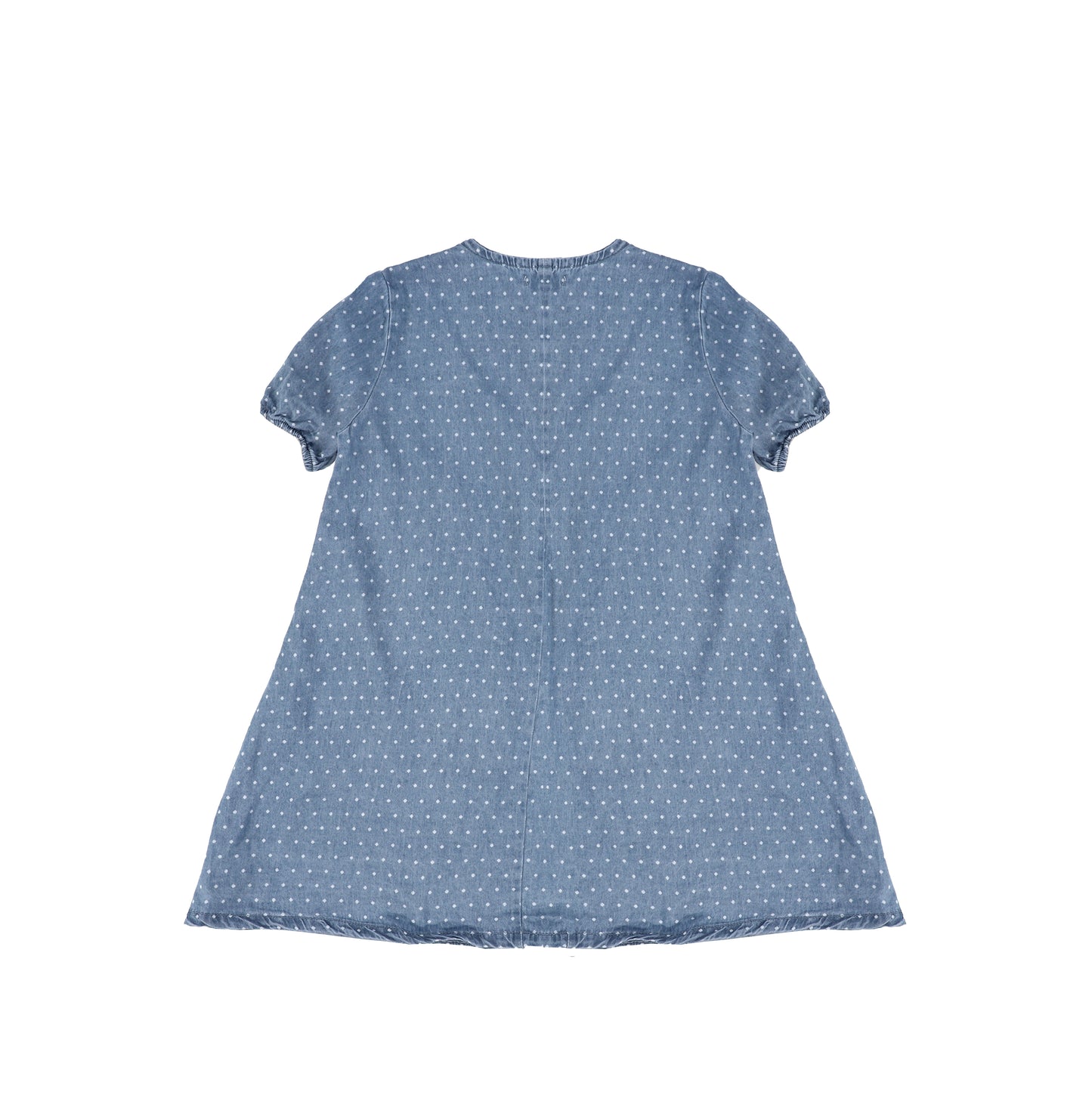 SHORT SLEEVES DIAMOND SEAM DRESS