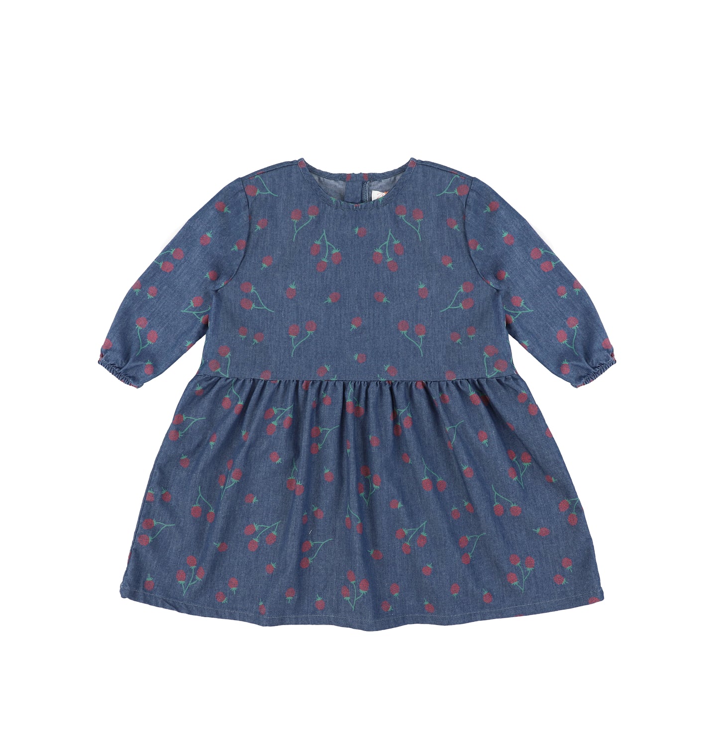 3/4 SLEEVES RASPBERRY DRESS