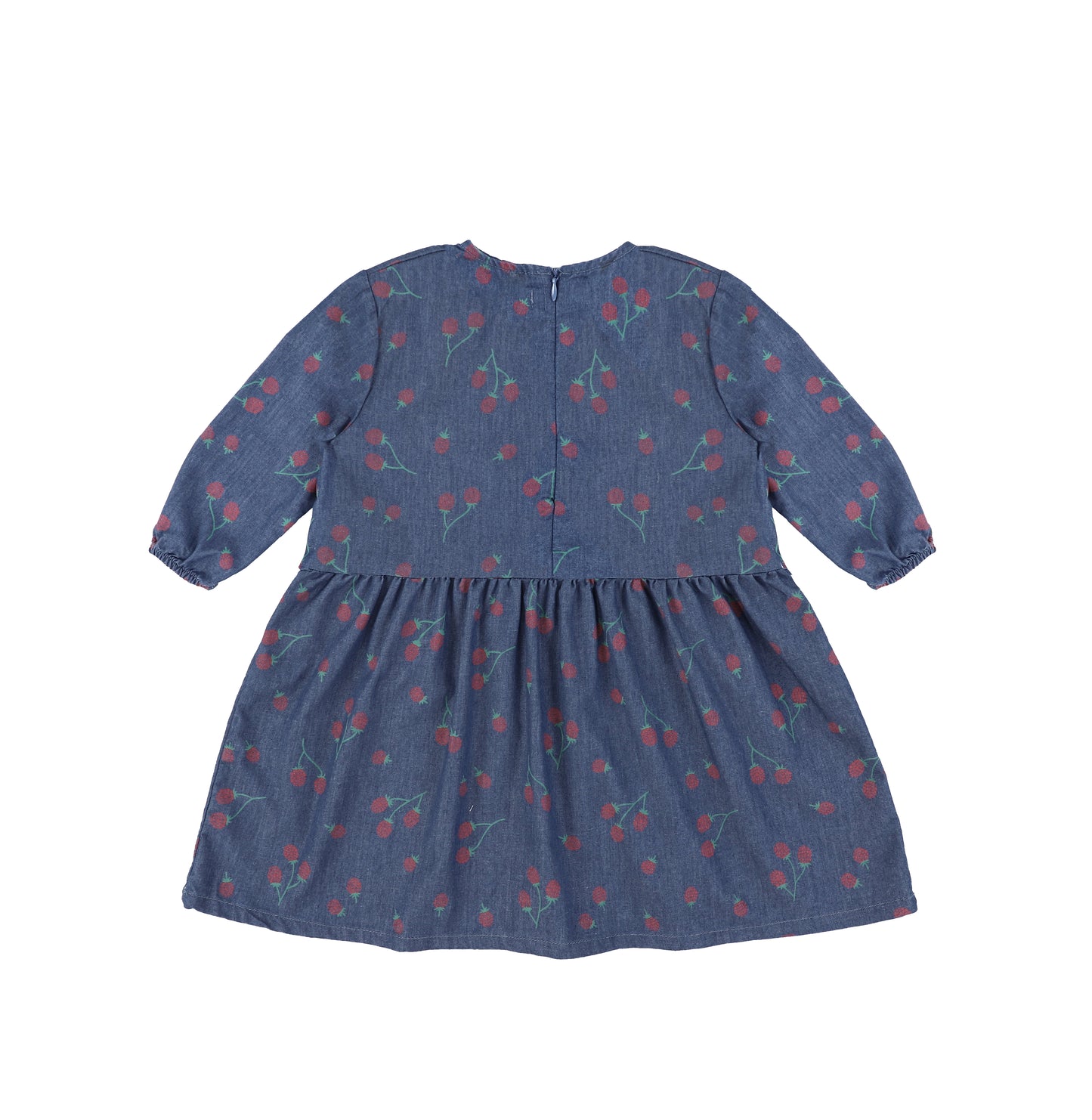 3/4 SLEEVES RASPBERRY DRESS