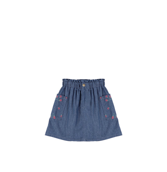 RASPBERRY POCKET SKIRT