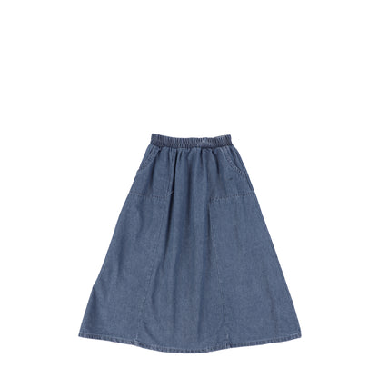 POCKET SEAM MAXI SKIRT