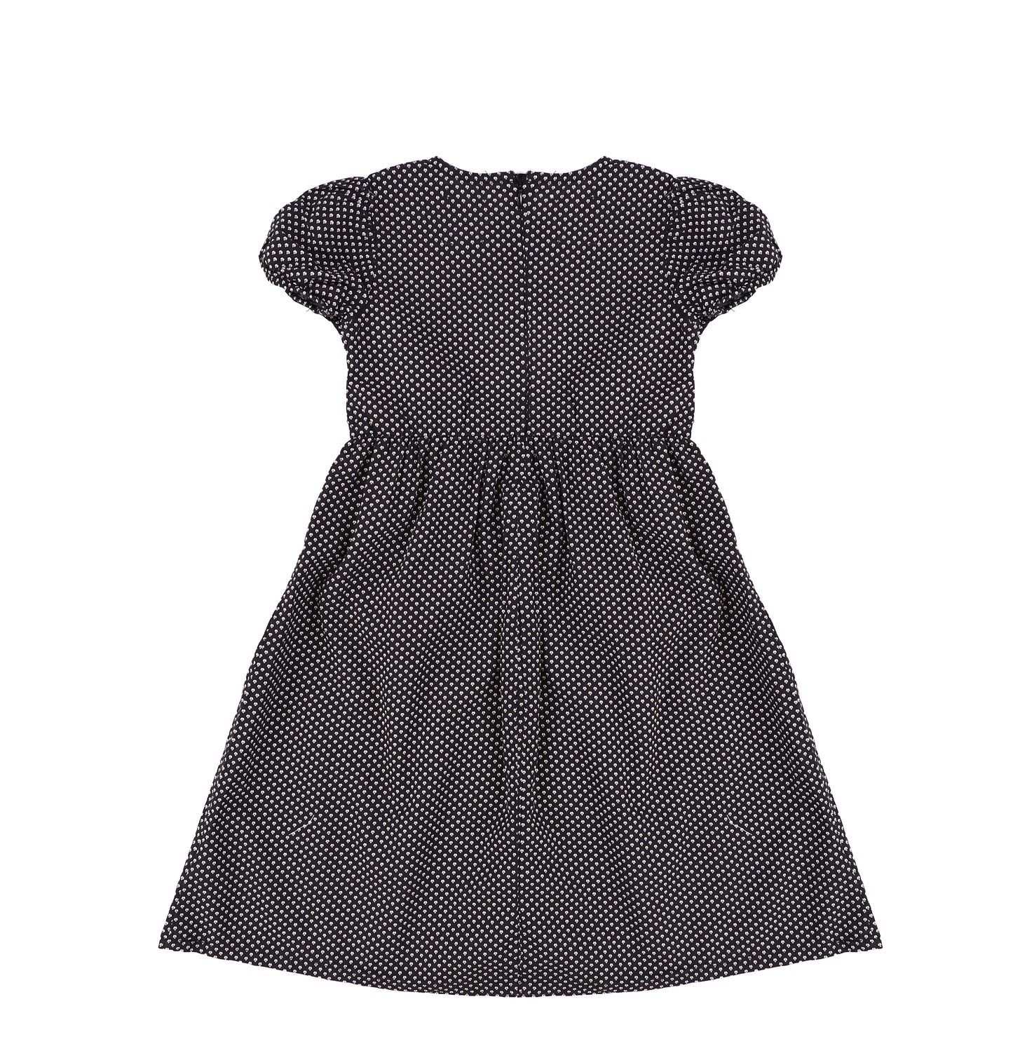 SHORT SLEEVES PRINTED TIE MAXI