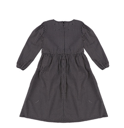 LONG SLEEVES PRINTED TIE MAXI