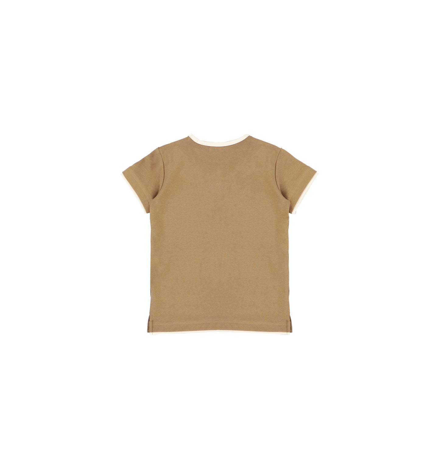 SHORT SLEEVES FLAG TRIM TSHIRT