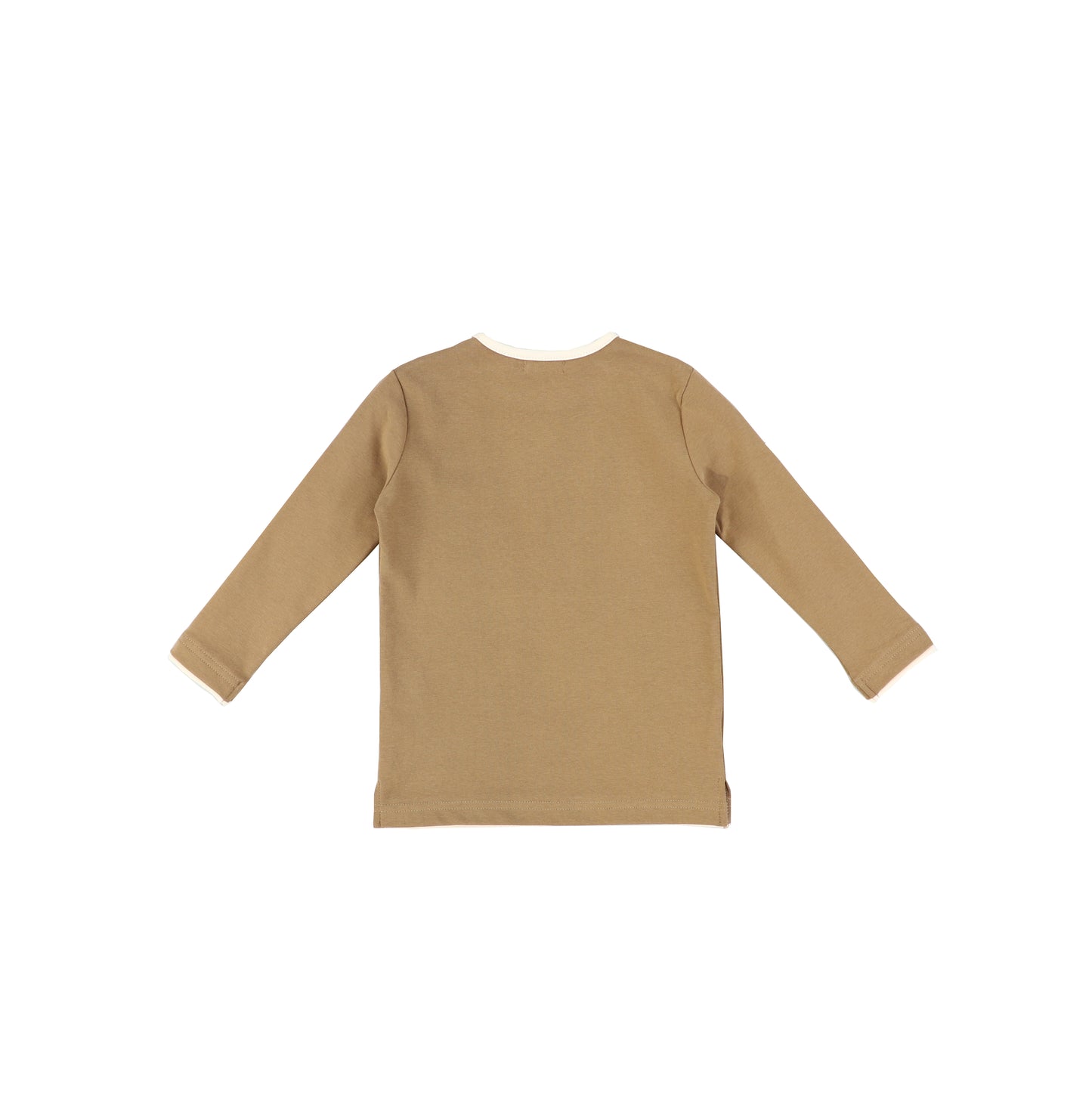 LONG SLEEVES FLAG TRIM TSHIRT