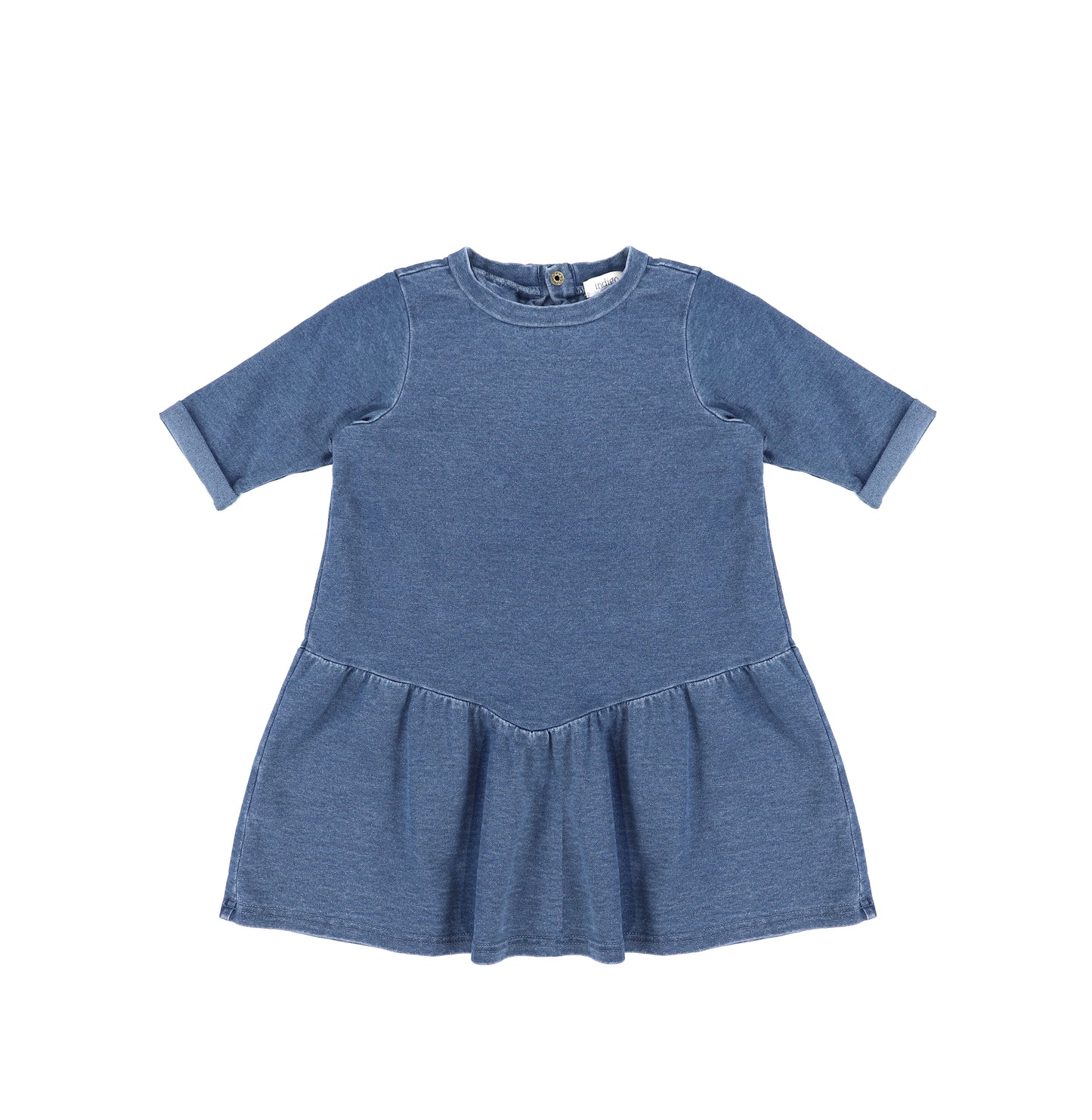 3/4 SLEEVES FRENCH TERRY DRESS