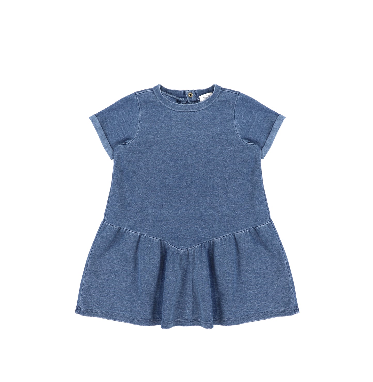 SHORT SLEEVES FRENCH TERRY DRESS