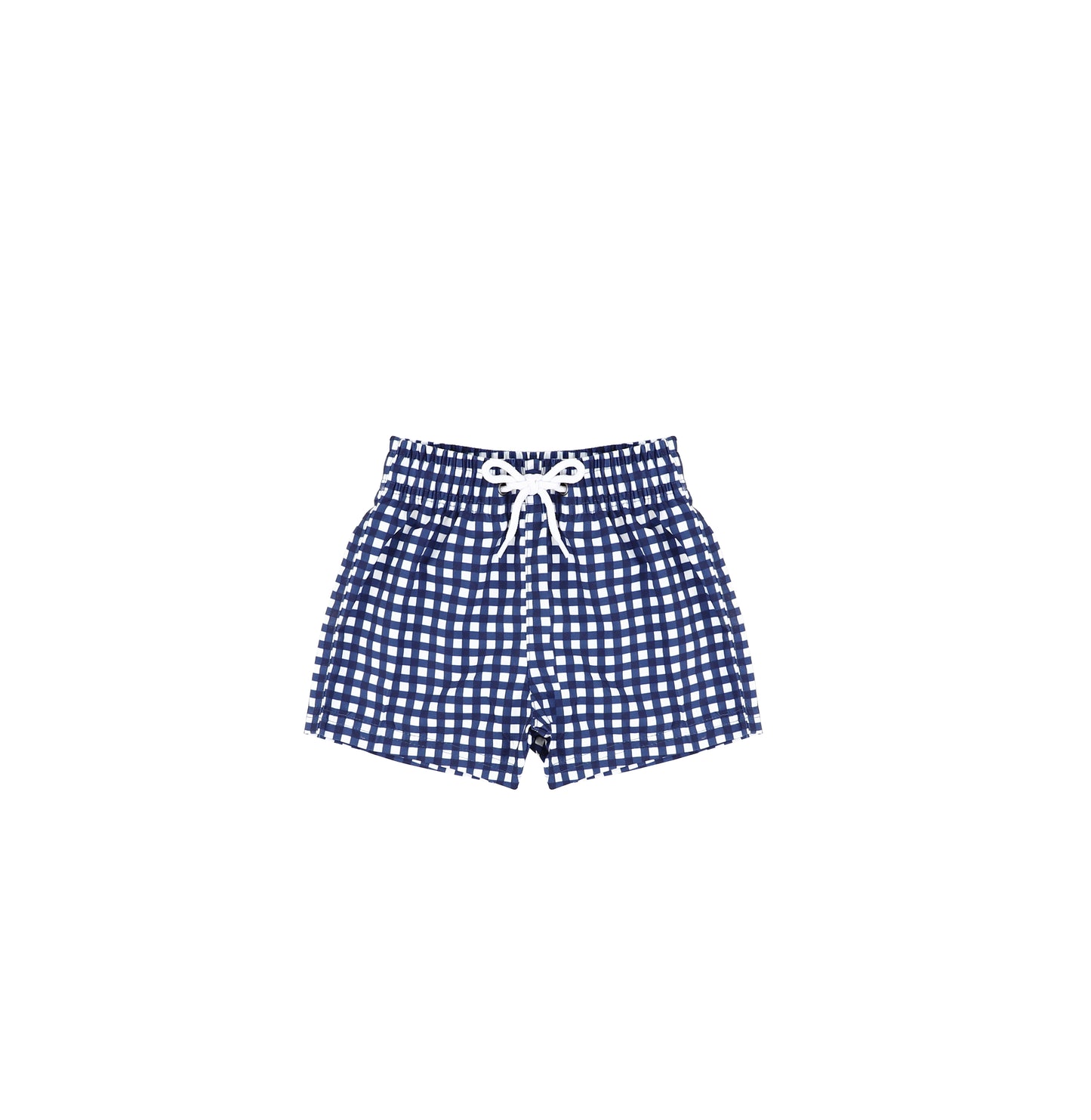 GINGHAM SWIM SHORTS