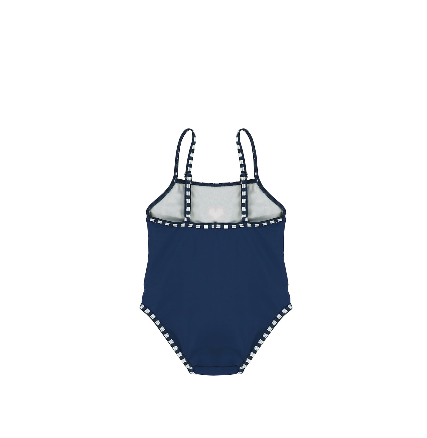 GINGHAM TRIM BATHING SUIT