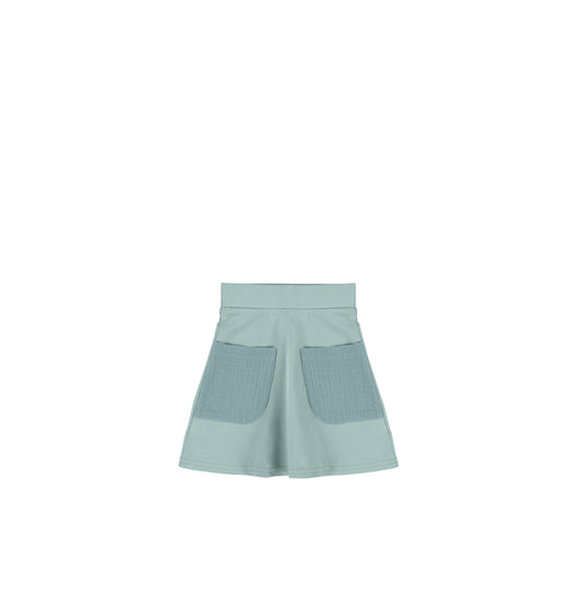 GAUZE POCKET SKIRT