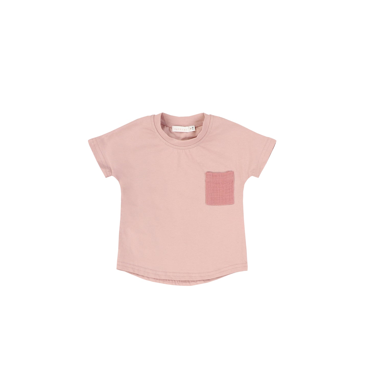 SHORT SLEEVES GAUZE POCKET TSHIRT