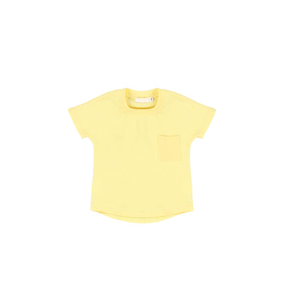 SHORT SLEEVES GAUZE POCKET TSHIRT