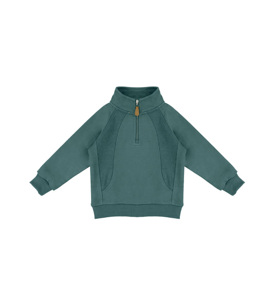 HALF ZIP SWEATSHIRT