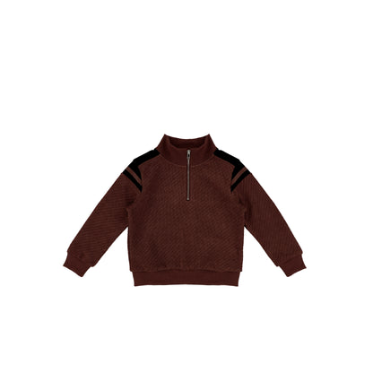 HALF ZIP SWEATSHIRT