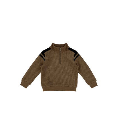 HALF ZIP SWEATSHIRT