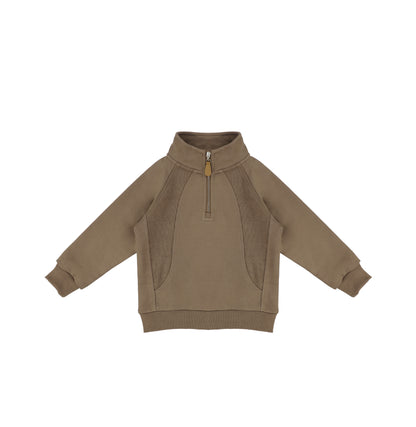HALF ZIP SWEATSHIRT
