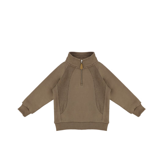 HALF ZIP SWEATSHIRT