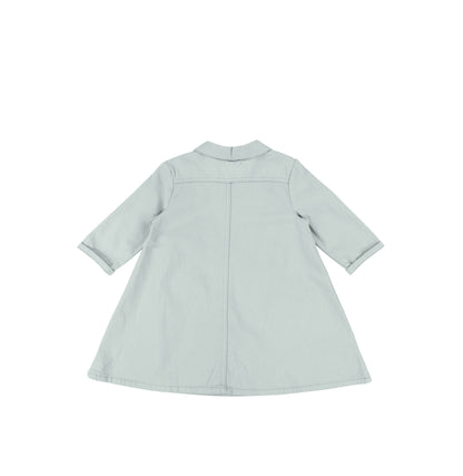 3/4 SLEEVES HEART POCKET DRESS